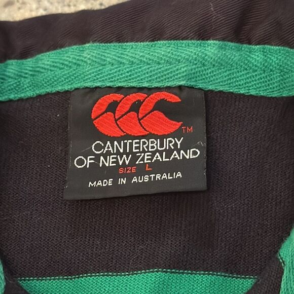 CANTERBURY OF NEW ZEALAND Vintage Irish Permanent Rugby Shirt - Picture 3 of 10